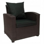 Podsedák na záhradný nábytok Golden Garden GG97 55/60/8cm + vankúš 55/50cm tmavo zelená